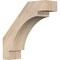 Ekena Millwork 5 1/2"W x 18"D x 18"H Merced Smooth Knee Brace, Douglas Fir BRC06X18X18MRC00SDF - alternate 1